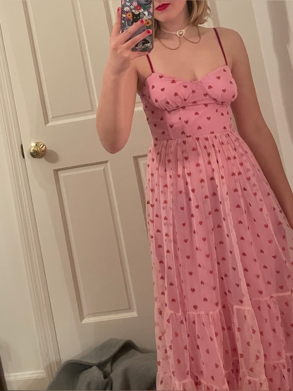 Betsey Johnson Heart Corset Dress!